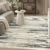 image:imageNourison Home Serenity Home Blue Multicolor 6 x 9 Area Rug  Easy Clean Non Shedding Bed Room Living Room Dining Room Kitchen 6 x 9Blue Multicolor