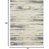 image:imageNourison Home Serenity Home Blue Multicolor 6 x 9 Area Rug  Easy Clean Non Shedding Bed Room Living Room Dining Room Kitchen 6 x 9Blue Multicolor