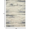 image:imageNourison Home Serenity Home Blue Multicolor 6 x 9 Area Rug  Easy Clean Non Shedding Bed Room Living Room Dining Room Kitchen 6 x 9Blue Multicolor