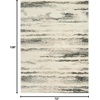 image:imageNourison Home Serenity Home Blue Multicolor 6 x 9 Area Rug  Easy Clean Non Shedding Bed Room Living Room Dining Room Kitchen 6 x 9Grey Multicolor