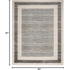 image:imageNourison Home Serenity Home Grey Ivory 22 x 76 Area Rug  Easy Clean Non Shedding Bed Room Living Room Dining Room Kitchen 8 RunnerGrey Ivory