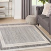image:imageNourison Home Serenity Home Grey Ivory 22 x 76 Area Rug  Easy Clean Non Shedding Bed Room Living Room Dining Room Kitchen 8 RunnerGrey Ivory