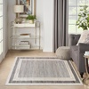 image:imageNourison Home Serenity Home Grey Ivory 22 x 76 Area Rug  Easy Clean Non Shedding Bed Room Living Room Dining Room Kitchen 8 RunnerGrey Ivory