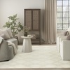 image:imageNourison Home Serenity Home Ivory 10 x 14 Area Rug  Easy Clean Non Shedding Bed Room Living Room Dining Room Kitchen 10 x 14Ivory