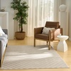 image:imageNourison Home Serenity Home Ivory 53 x 73 Area Rug  Easy Clean Non Shedding Bed Room Living Room Dining Room Kitchen 5 x 7Beige
