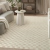 image:imageNourison Home Serenity Home Ivory 53 x 73 Area Rug  Easy Clean Non Shedding Bed Room Living Room Dining Room Kitchen 5 x 7Beige