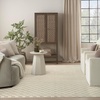 image:imageNourison Home Serenity Home Ivory 53 x 73 Area Rug  Easy Clean Non Shedding Bed Room Living Room Dining Room Kitchen 5 x 7Beige