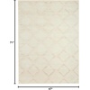 image:imageNourison Home Serenity Home Ivory 53 x 73 Area Rug  Easy Clean Non Shedding Bed Room Living Room Dining Room Kitchen 5 x 7Ivory