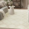 image:imageNourison Home Serenity Home Ivory 53 x 73 Area Rug  Easy Clean Non Shedding Bed Room Living Room Dining Room Kitchen 5 x 7Ivory
