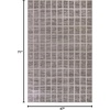 image:imageNourison Home Serenity Home Ivory 6 x 9 Area Rug  Easy Clean Non Shedding Bed Room Living Room Dining Room Kitchen 6 x 9Grey Ivory