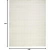 image:imageNourison Home Serenity Home Ivory 6 x 9 Area Rug  Easy Clean Non Shedding Bed Room Living Room Dining Room Kitchen 6 x 9Ivory