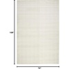 image:imageNourison Home Serenity Home Ivory 6 x 9 Area Rug  Easy Clean Non Shedding Bed Room Living Room Dining Room Kitchen 6 x 9Ivory