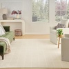image:imageNourison Home Serenity Home Ivory 6 x 9 Area Rug  Easy Clean Non Shedding Bed Room Living Room Dining Room Kitchen 6 x 9Ivory Cream