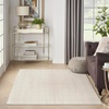 image:imageNourison Home Serenity Home Ivory 6 x 9 Area Rug  Easy Clean Non Shedding Bed Room Living Room Dining Room Kitchen 6 x 9Ivory Cream