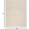 image:imageNourison Home Serenity Home Ivory 6 x 9 Area Rug  Easy Clean Non Shedding Bed Room Living Room Dining Room Kitchen 6 x 9Ivory Cream