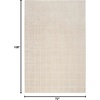 image:imageNourison Home Serenity Home Ivory 6 x 9 Area Rug  Easy Clean Non Shedding Bed Room Living Room Dining Room Kitchen 6 x 9Ivory Cream