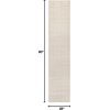 image:imageNourison Home Serenity Home Ivory 6 x 9 Area Rug  Easy Clean Non Shedding Bed Room Living Room Dining Room Kitchen 6 x 9Ivory Cream