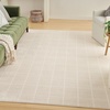 image:imageNourison Home Serenity Home Ivory 6 x 9 Area Rug  Easy Clean Non Shedding Bed Room Living Room Dining Room Kitchen 6 x 9Ivory Cream