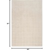 image:imageNourison Home Serenity Home Ivory 6 x 9 Area Rug  Easy Clean Non Shedding Bed Room Living Room Dining Room Kitchen 6 x 9Ivory Cream