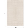 image:imageNourison Home Serenity Home Ivory 6 x 9 Area Rug  Easy Clean Non Shedding Bed Room Living Room Dining Room Kitchen 6 x 9Ivory Cream