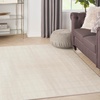 image:imageNourison Home Serenity Home Ivory 6 x 9 Area Rug  Easy Clean Non Shedding Bed Room Living Room Dining Room Kitchen 6 x 9Ivory Cream