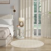 image:imageNourison Home Serenity Home Ivory 6 x 9 Area Rug  Easy Clean Non Shedding Bed Room Living Room Dining Room Kitchen 6 x 9Ivory Cream