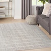 image:imageNourison Home Serenity Home Ivory 6 x 9 Area Rug  Easy Clean Non Shedding Bed Room Living Room Dining Room Kitchen 6 x 9Light Grey