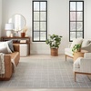 image:imageNourison Home Serenity Home Ivory 6 x 9 Area Rug  Easy Clean Non Shedding Bed Room Living Room Dining Room Kitchen 6 x 9Light Grey