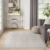 image:imageNourison Home Serenity Home Ivory 6 x 9 Area Rug  Easy Clean Non Shedding Bed Room Living Room Dining Room Kitchen 6 x 9Light Grey