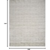 image:imageNourison Home Serenity Home Ivory 6 x 9 Area Rug  Easy Clean Non Shedding Bed Room Living Room Dining Room Kitchen 6 x 9Light Grey