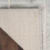 image:imageNourison Home Serenity Home Ivory 6 x 9 Area Rug  Easy Clean Non Shedding Bed Room Living Room Dining Room Kitchen 6 x 9Light Grey