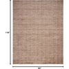 image:imageNourison Home Serenity Home Ivory 6 x 9 Area Rug  Easy Clean Non Shedding Bed Room Living Room Dining Room Kitchen 6 x 9Mocha Ivory