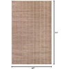 image:imageNourison Home Serenity Home Ivory 6 x 9 Area Rug  Easy Clean Non Shedding Bed Room Living Room Dining Room Kitchen 6 x 9Mocha Ivory
