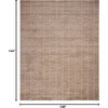 image:imageNourison Home Serenity Home Ivory 6 x 9 Area Rug  Easy Clean Non Shedding Bed Room Living Room Dining Room Kitchen 6 x 9Mocha Ivory