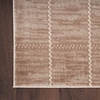 image:imageNourison Home Serenity Home Ivory 6 x 9 Area Rug  Easy Clean Non Shedding Bed Room Living Room Dining Room Kitchen 6 x 9Mocha Ivory