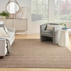 image:imageNourison Home Serenity Home Ivory 6 x 9 Area Rug  Easy Clean Non Shedding Bed Room Living Room Dining Room Kitchen 6 x 9Mocha Ivory