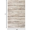 image:imageNourison Home Serenity Home Ivory Beige 6 x 9 Area Rug  Easy Clean Non Shedding Bed Room Living Room Dining Room Kitchen 6 x 9Ivory Beige