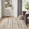 image:imageNourison Home Serenity Home Ivory Beige 6 x 9 Area Rug  Easy Clean Non Shedding Bed Room Living Room Dining Room Kitchen 6 x 9Ivory Beige