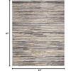 image:imageNourison Home Serenity Home Ivory Beige 6 x 9 Area Rug  Easy Clean Non Shedding Bed Room Living Room Dining Room Kitchen 6 x 9Ivory Grey Blue