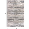 image:imageNourison Home Serenity Home Ivory Beige 6 x 9 Area Rug  Easy Clean Non Shedding Bed Room Living Room Dining Room Kitchen 6 x 9Ivory Grey Blue