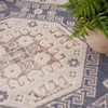 image:imageNourison Home Serenity Home Ivory Blue 9 x 12 Area Rug  Easy Clean Non Shedding Bed Room Living Room Dining Room Kitchen 9 x 12Ivory Blue