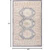 image:imageNourison Home Serenity Home Ivory Blue 9 x 12 Area Rug  Easy Clean Non Shedding Bed Room Living Room Dining Room Kitchen 9 x 12Ivory Blue
