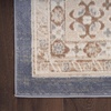 image:imageNourison Home Serenity Home Ivory Blue 9 x 12 Area Rug  Easy Clean Non Shedding Bed Room Living Room Dining Room Kitchen 9 x 12Ivory Blue