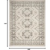 image:imageNourison Home Serenity Home Ivory Blue 9 x 12 Area Rug  Easy Clean Non Shedding Bed Room Living Room Dining Room Kitchen 9 x 12Ivory Grey