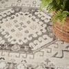 image:imageNourison Home Serenity Home Ivory Blue 9 x 12 Area Rug  Easy Clean Non Shedding Bed Room Living Room Dining Room Kitchen 9 x 12Ivory Grey