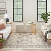 image:imageNourison Home Serenity Home Ivory Blue 9 x 12 Area Rug  Easy Clean Non Shedding Bed Room Living Room Dining Room Kitchen 9 x 12Ivory Grey