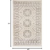 image:imageNourison Home Serenity Home Ivory Blue 9 x 12 Area Rug  Easy Clean Non Shedding Bed Room Living Room Dining Room Kitchen 9 x 12Ivory Grey