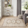 image:imageNourison Home Serenity Home Ivory Blue 9 x 12 Area Rug  Easy Clean Non Shedding Bed Room Living Room Dining Room Kitchen 9 x 12Ivory Mocha