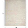 image:imageNourison Home Serenity Home Ivory Grey 53 x 73 Area Rug  Easy Clean Non Shedding Bed Room Living Room Dining Room Kitchen 5 x 7Ivory