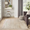 image:imageNourison Home Serenity Home Ivory Grey 53 x 73 Area Rug  Easy Clean Non Shedding Bed Room Living Room Dining Room Kitchen 5 x 7Ivory